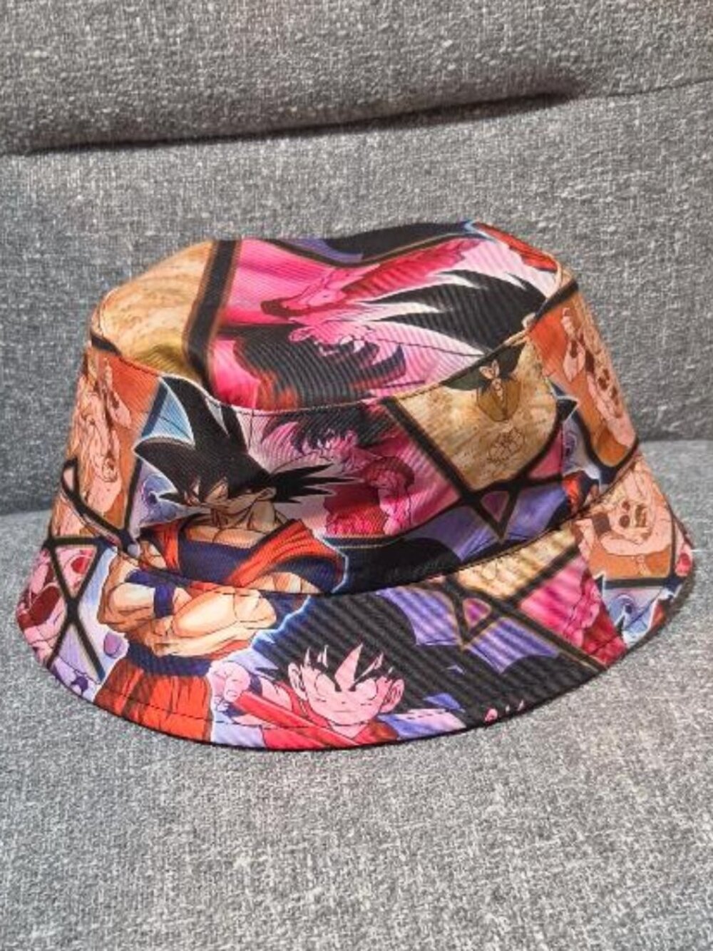 Children's Dragon Ball Z Themed Collage Bucket Hat